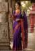 Picture of Good Looking Silk Blue Violet Saree