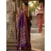Picture of Good Looking Silk Blue Violet Saree