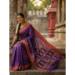 Picture of Good Looking Silk Blue Violet Saree