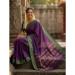 Picture of Graceful Silk Purple Saree