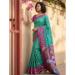 Picture of Fine Silk Teal Saree