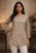 Picture of Bewitching Rayon Beige Kurtis & Tunic
