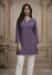 Picture of Bewitching Rayon Purple Kurtis & Tunic