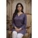 Picture of Bewitching Rayon Purple Kurtis & Tunic