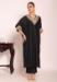Picture of Classy Silk Black Readymade Salwar Kameez