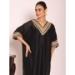 Picture of Classy Silk Black Readymade Salwar Kameez