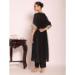 Picture of Classy Silk Black Readymade Salwar Kameez