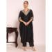 Picture of Classy Silk Black Readymade Salwar Kameez