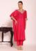 Picture of Pretty Silk Crimson Readymade Salwar Kameez