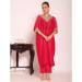 Picture of Pretty Silk Crimson Readymade Salwar Kameez