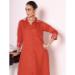 Picture of Good Looking Silk Fire Brick Readymade Salwar Kameez