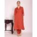 Picture of Good Looking Silk Fire Brick Readymade Salwar Kameez