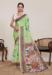 Picture of Alluring Linen & Silk Dark Sea Green Saree