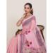 Picture of Graceful Linen & Silk Thistle Saree