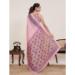 Picture of Graceful Linen & Silk Thistle Saree