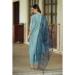 Picture of Lovely Silk Cadet Blue Readymade Salwar Kameez