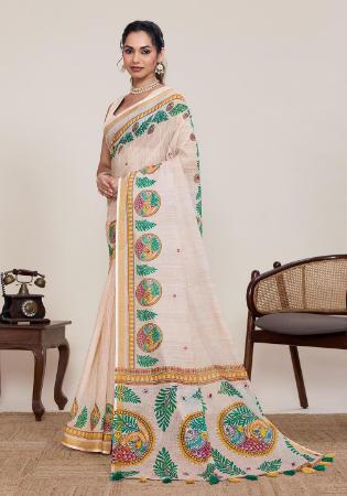 Picture of Sightly Linen & Silk Linen Saree