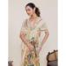 Picture of Good Looking Linen & Silk Beige Saree