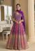 Picture of Nice Georgette Purple Anarkali Salwar Kameez