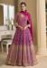 Picture of Bewitching Georgette Rosy Brown Anarkali Salwar Kameez