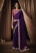 Picture of Enticing Silk & Organza Purple Saree