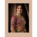 Picture of Amazing Silk & Organza Maroon Saree