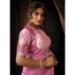 Picture of Pleasing Silk & Organza Rosy Brown Saree