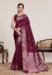 Picture of Comely Silk Maroon Saree