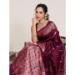 Picture of Comely Silk Maroon Saree