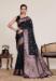 Picture of Magnificent Silk Black Saree