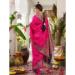 Picture of Pleasing Silk Pink Saree