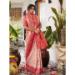 Picture of Nice Silk Dark Salmon Saree