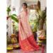 Picture of Nice Silk Dark Salmon Saree