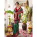 Picture of Elegant Silk Forest Green Saree