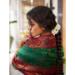 Picture of Elegant Silk Forest Green Saree