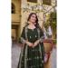 Picture of Radiant Georgette Green Readymade Gown