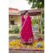 Picture of Ideal Georgette Dark Red Readymade Gown