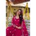 Picture of Ideal Georgette Dark Red Readymade Gown
