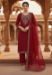 Picture of Appealing Cotton Maroon Readymade Salwar Kameez