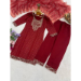 Picture of Appealing Cotton Maroon Readymade Salwar Kameez