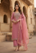 Picture of Pretty Cotton Indian Red Readymade Salwar Kameez