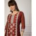 Picture of Gorgeous Cotton & Silk Chocolate Kurtis And Tunic