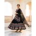 Picture of Bewitching Rayon & Cotton Black Lehenga Choli