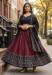 Picture of Statuesque Rayon & Cotton Black Lehenga Choli