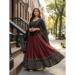 Picture of Statuesque Rayon & Cotton Black Lehenga Choli