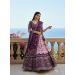 Picture of Admirable Rayon & Cotton Purple Lehenga Choli