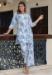 Picture of Sightly Cotton Alice Blue Kurtis & Tunic