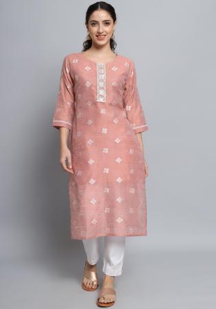 Picture of Statuesque Silk Thistle Kurtis & Tunic
