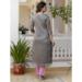Picture of Pretty Silk Grey Kurtis & Tunic