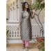 Picture of Pretty Silk Grey Kurtis & Tunic